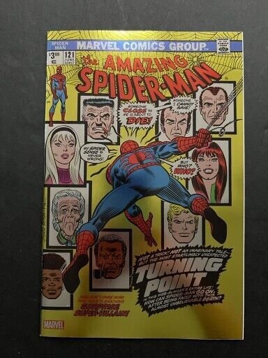 AMAZING SPIDER-MAN #121 MARVEL (2023) Foil Facsimile Edition Unknown Comics NM