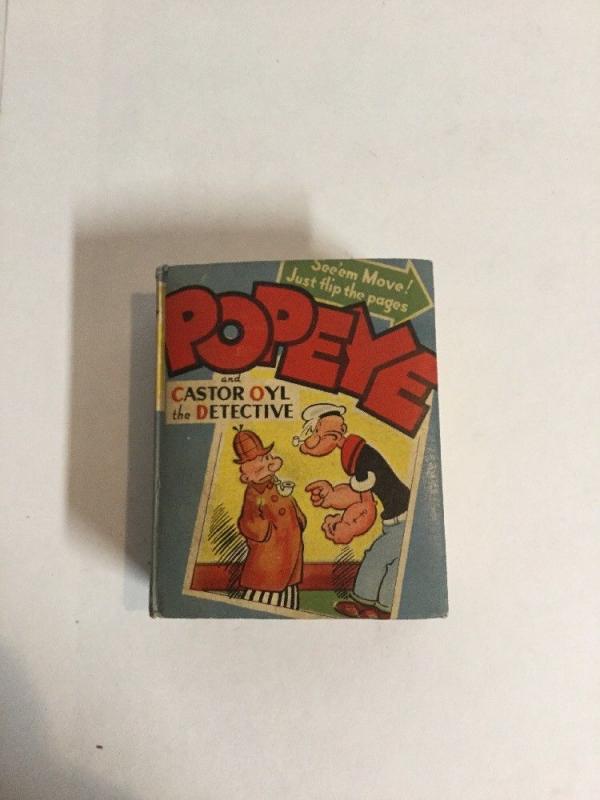 Popeye And Castor Oyl The Detective Fn Fine 6.0 Big Little Book 1497