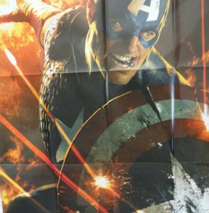 ULTIMATES Promo Poster, 24 x 36, 2012, MARVEL Captain America, Unused  256