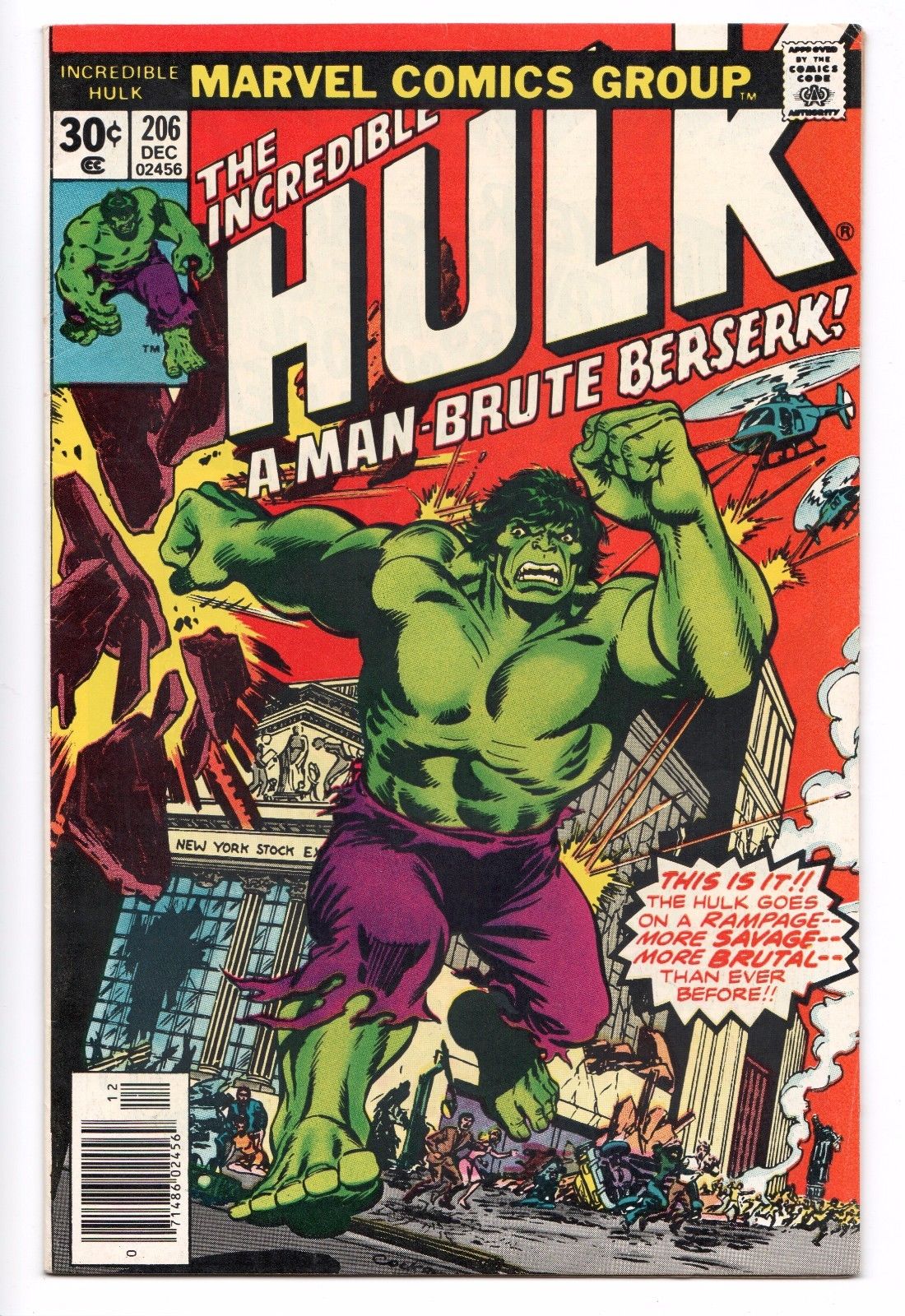 Incredible Hulk #206 - Defenders (Marvel, 1976) VF- | Comic Books ...