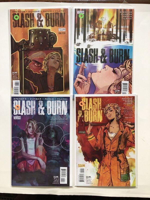 Slash and Burn (DC Vertigo 2016) Issues #2 4 5 6 Nick Spencer Lot Of 4 