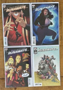 Runaways #35,36,37,38 (100) Last Issue NM Lot Rainbow Rowell