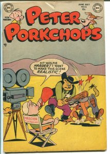 Peter Porkchops #16 1952-DC Comics-Movie camera cover-Superman- GOOD