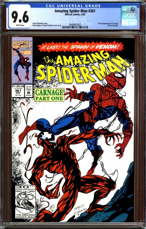 Amazing Spider-Man #361 CGC 9.6