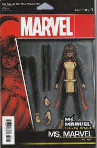 Ms. Marvel The New Mutant # 1 Action Figure Variant Cover NM Marvel [O2]
