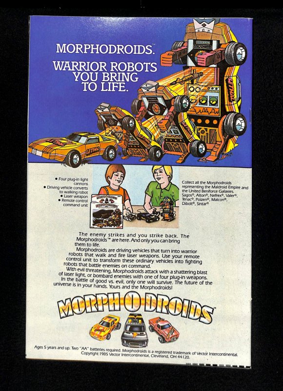 Fantastic Four #285 X-Men Crossover! Mad Thinker!