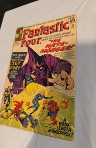 Fantastic Four #21 (1963)The hate Monger/Sgt Fury app small spine roll