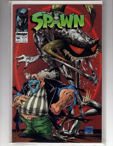 Spawn #14 (1993) Violator Clown Appearance! Todd McFarlane!  / NSC-CR100-079