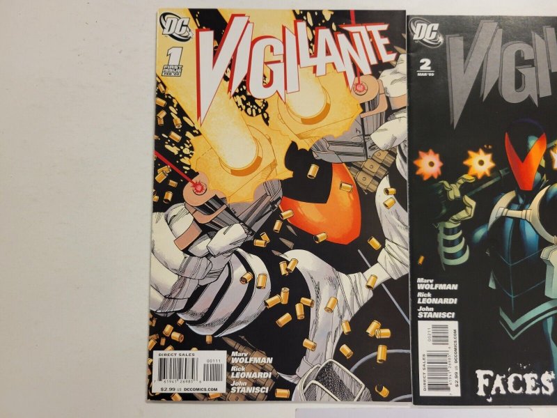 2 Vigilante DC Comic Books #1 2 Wolfman Leonardi Stanisci 86 TJ5