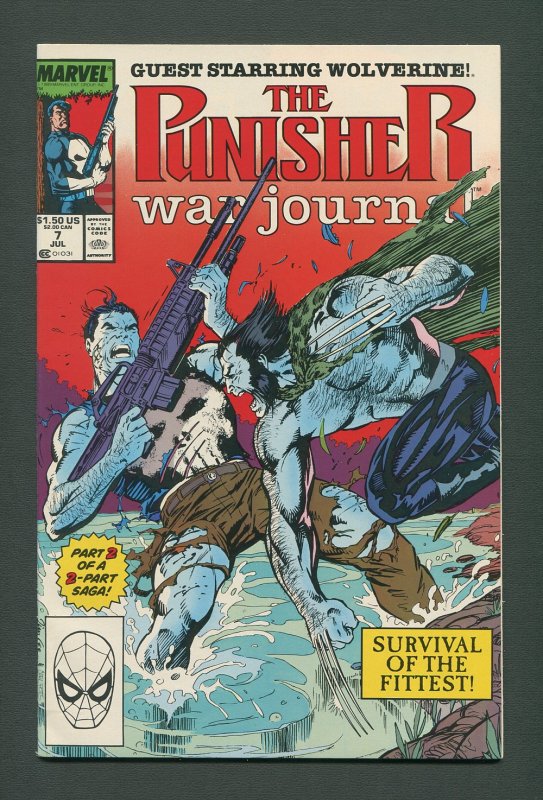 Punisher War Journal #7  / 9.4 NM / July 1989