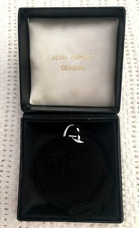 RARE Jean Perret SILVER DOLLAR Pocket Watch (w/cover) - CHECK THE PICS!!!