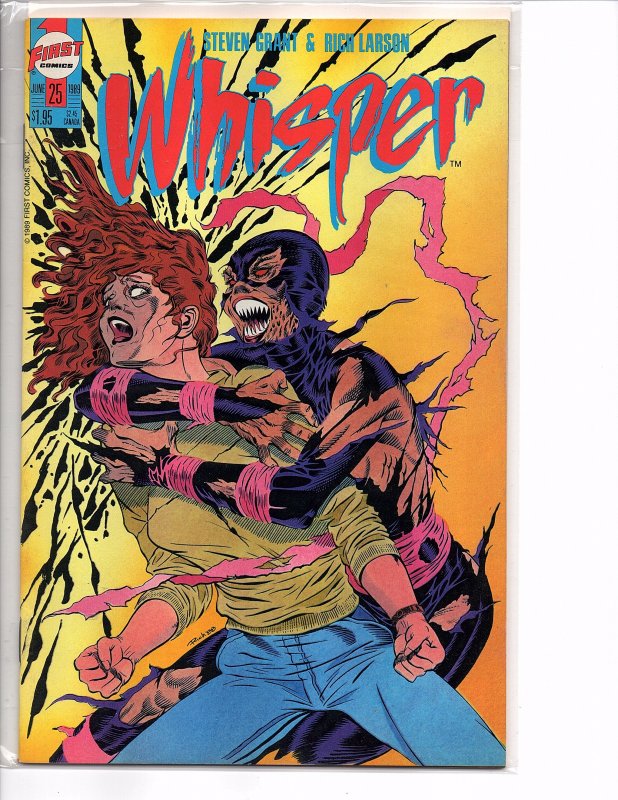 First Comics Whisper #24, 25 & 26 (1989) Steven Grant Bruce Timm NM