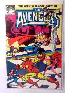Official Marvel Index to Avengers #7 1988 Marvel Hulk Thor Captain America Comic