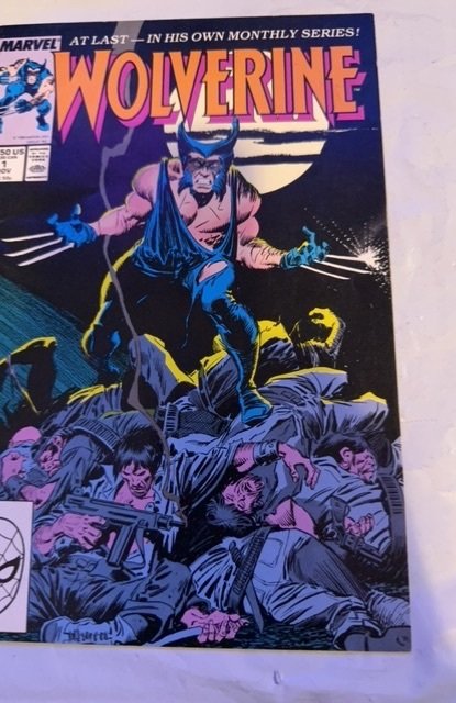 Wolverine #1 (1988) 1st solo series- Patch/Madripoor  Vf-