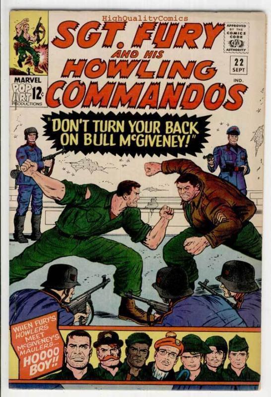 SGT FURY #22, War, WWII, Germans, Dick Ayers, 1963, VF