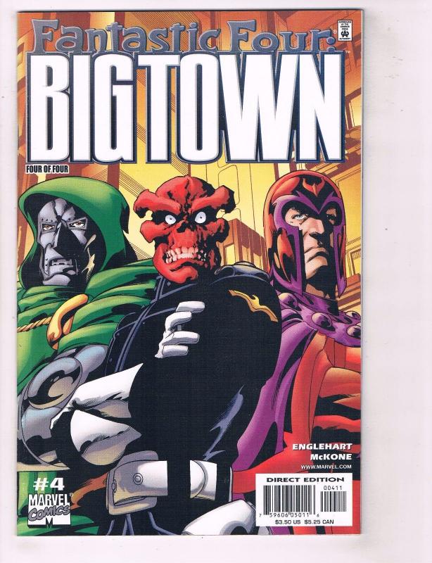 Fantastic Four Big Town Complete Marvel Comics Limited Series # 1 2 3 4 NM TW19
