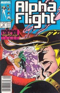 Alpha Flight (1st Series) #50 (Newsstand) FN ; Marvel | Bill Mantlo - Loki