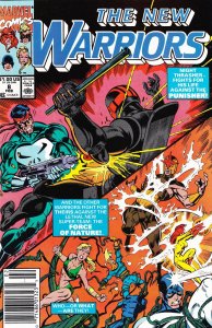 The New Warriors #8 Newsstand Cover Marvel