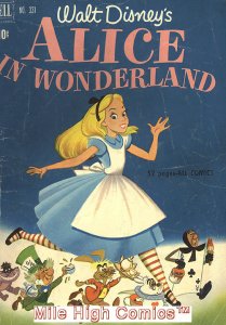 ALICE IN WONDERLAND (1951 Series) #1 FC #331 Fair Comics Book