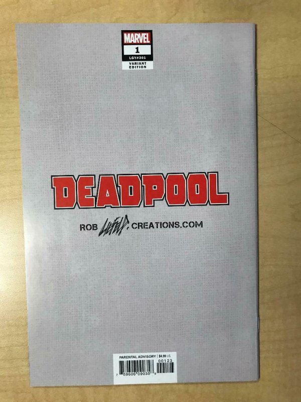 DEADPOOL #1 Chase Variant Cover Marat Mychaels Rob Liefeld Skottie Young