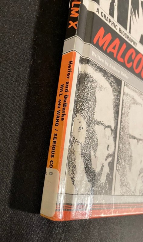MALCOLM X A Graphic Biography, Ex-Library Hardcover