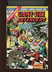 GIANT-SIZE DEFENDERS #3 KEY ISSUE! 1ST KORVAC! (8.0) 1975