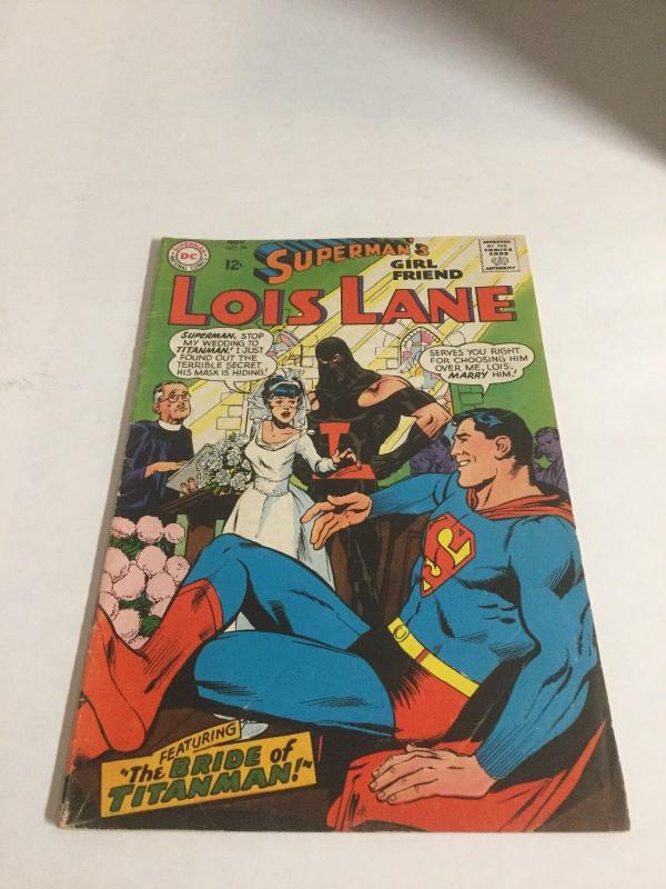 Superman’s Girlfriend Lois Lane 79 Vg Very Good 4.0 DC Comics Silver Age