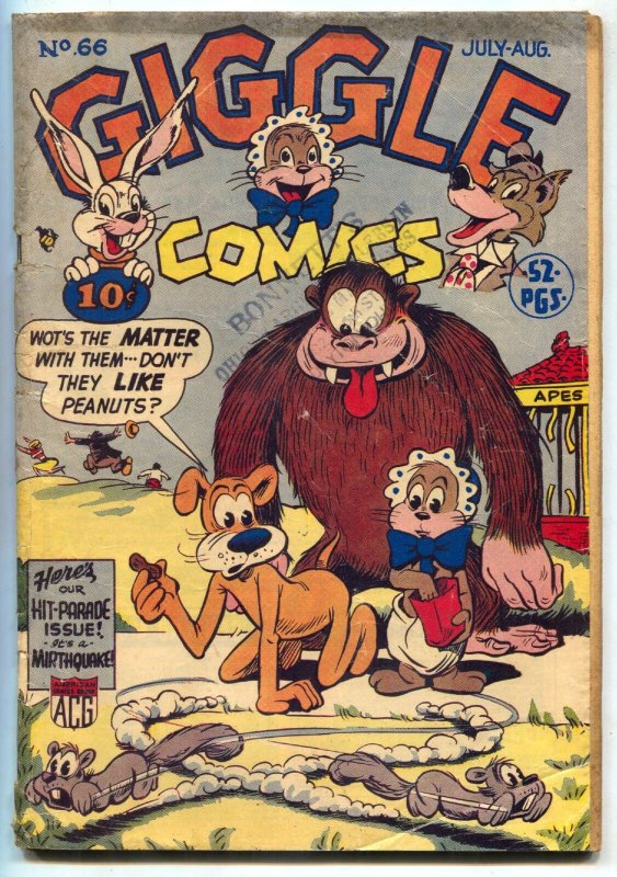 Giggle #66 1949-- Golden Age funny Animals-Spencer Spook VG