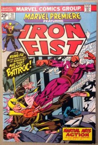 Marvel Premiere (1972) #20 FN/VF (7.0) featuring Iron Fist vs Batroc