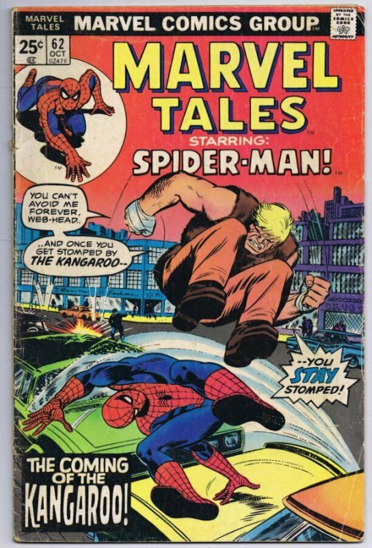 Marvel Tales #62 ORIGINAL Vintage 1975 Comics Spider-Man