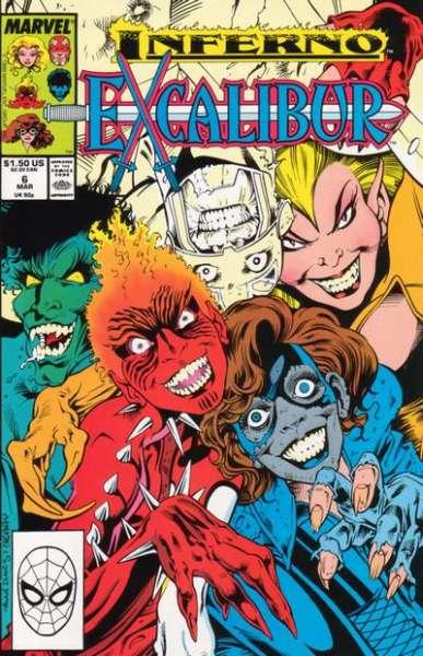 Excalibur 1988 series # 51 near mint comic book 