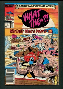 What The...?!  #4 ( 7.0 FN/VFN )  Newsstand / November 1988