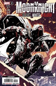 Moon Knight Black White & Blood #2 2nd Print Stegman Variant Marvel 2022 EB54