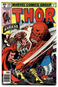 Thor #285 1979 KARKAS appears comic book Marvel