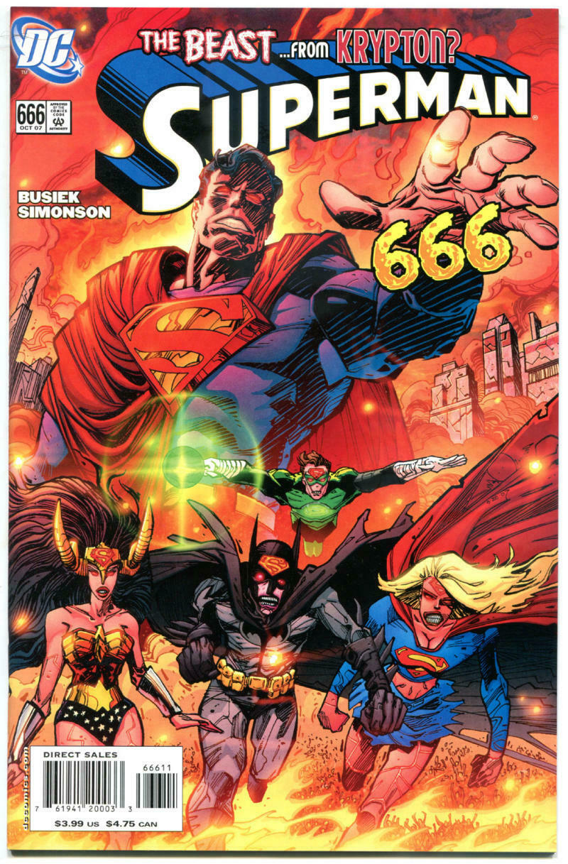 SUPERMAN #666, NM, The Beast, Kurt Busiek, Walt Simonson, more SM in ...