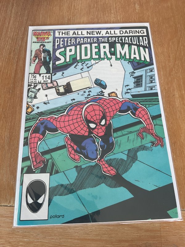 The Spectacular Spider-Man #114 Direct Edition (1986)