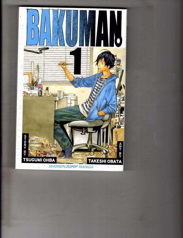 Bakuman Vol 1 TPB Manga Anime Bleach Naruto Dragonball Death Note WR1