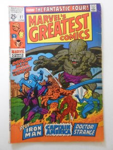 Marvel's Greatest Comics #27 (1970) VG Condition