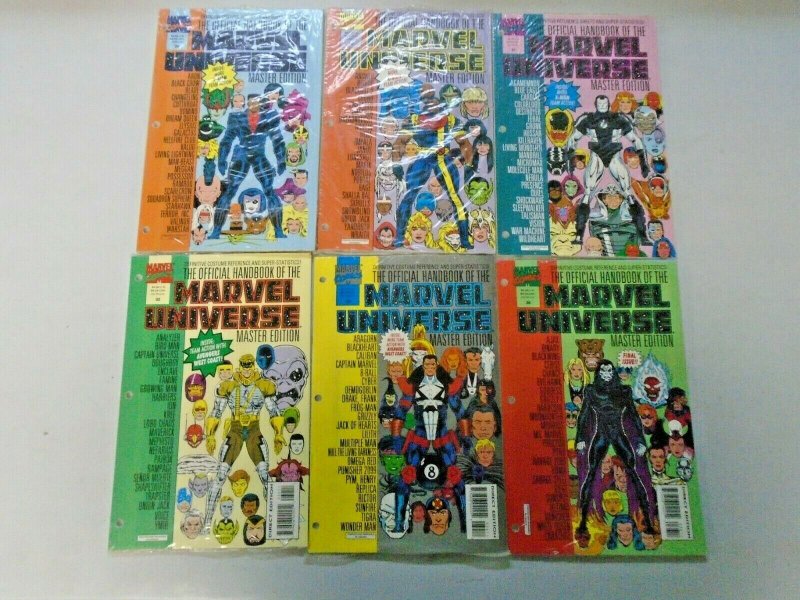 Handbook of the Marvel Universe Comic Lot From #2-36 18 Different NM (1990-1993)