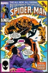 Spectacular Spider-Man 111 NM 9.4 Marvel 1986