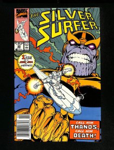 Silver Surfer #34 Newsstand Variant Return of Thanos! Ron Lim Art!