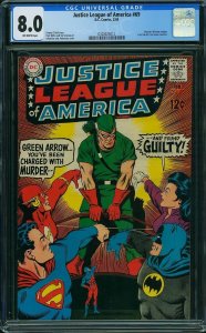 Justice League of America #69 (1969) CGC 8.0 VF