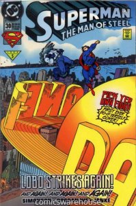 SUPERMAN: MAN OF STEEL (1991 DC) #30 NM A92113