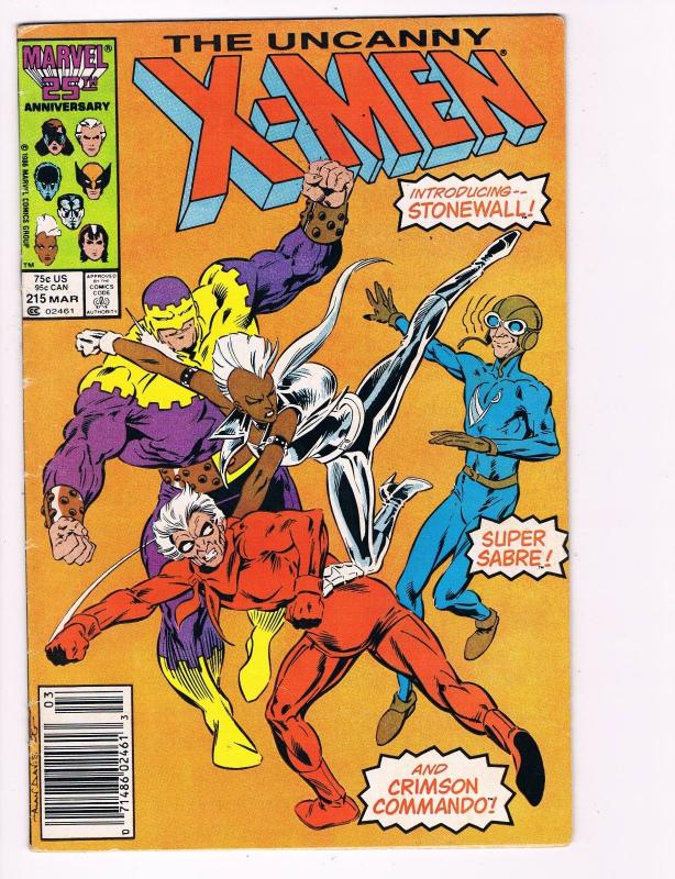 Uncanny X-Men # 215 Marvel Comic Books Hi-Res Scans Modern Age Awesome Issue! S2