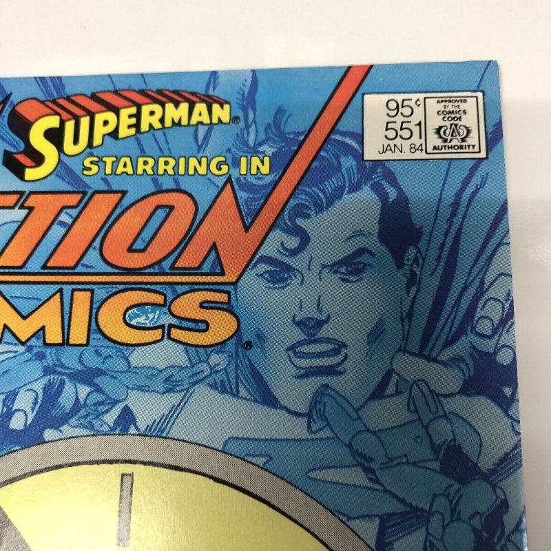 Action Comics (1984) # 551 (VF) Canadian Price Variant • CPV • Marv Wolfman