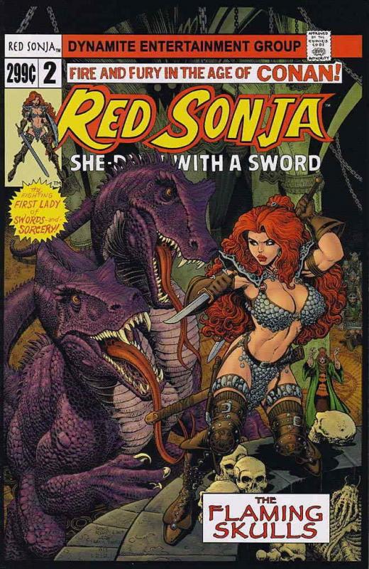 Red Sonja (Dynamite) #2B VF/NM; Dynamite | save on shipping - details inside