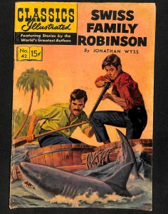Classics Illustrated #42 Swiss Family Robinson!