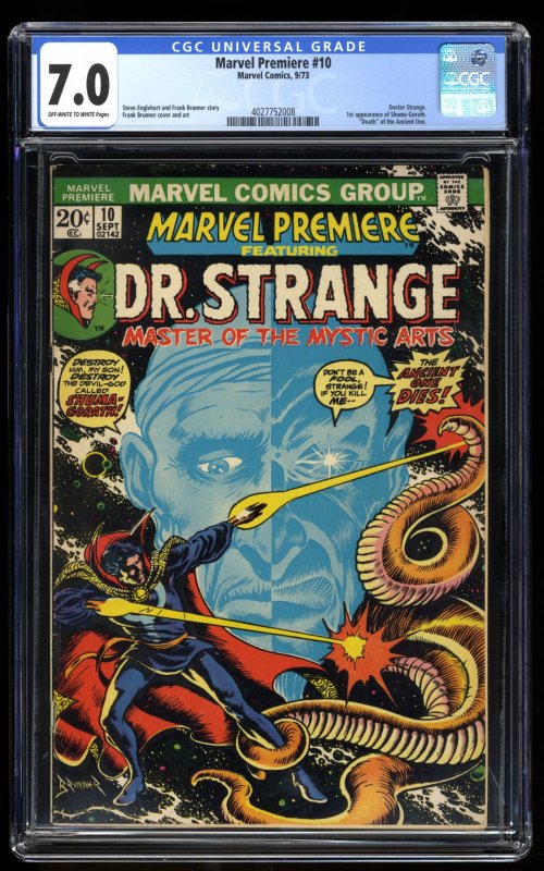 Marvel Premiere #10 CGC FN/VF 7.0 1st Appearance Shuma-Gorath!