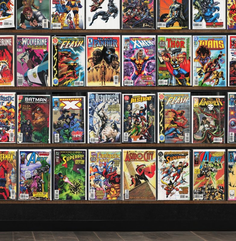 Huge Lot 150+ Comics with The Flash, Wolverine, Captain America & More!