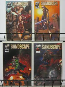 SANDSCAPE (2007 DW) 1-4 Post-Apocalyptic Manga Sci-Fi